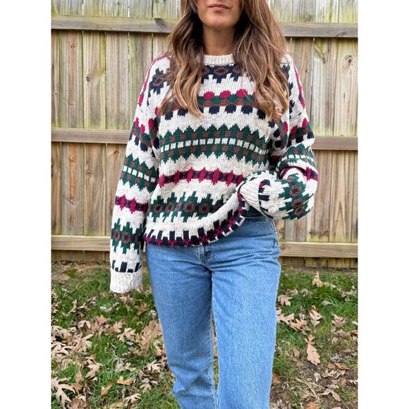 Vintage Gulf Traders Winter Sweater (L, shown on a size 6) - Picture 9 of 9